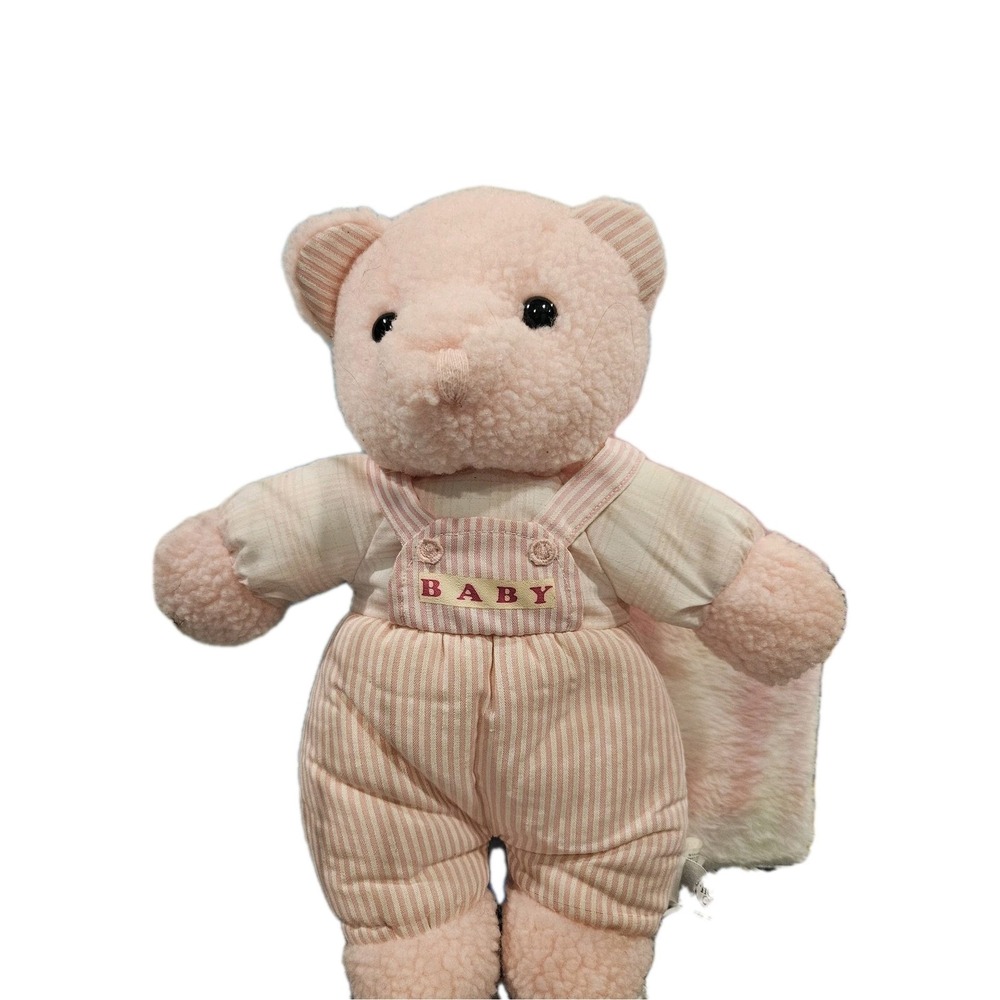 The Heritage Collection 1993 BABS Pink Teddy Bear Plush Toy Doll Ganz
